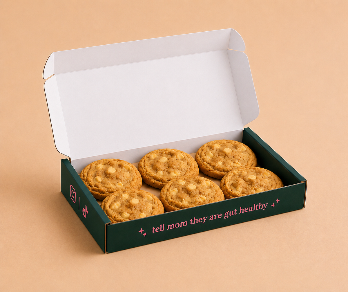 Macadamia Dream Sourdough Cookies 6-pack